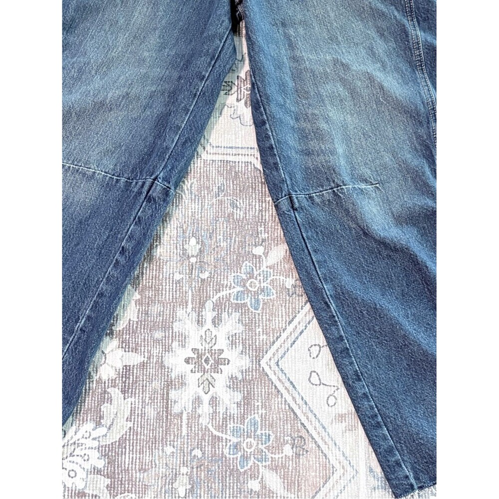 NWT Universal Thread Curved Leg Barrel Jeans High Rise Crop Ankle Size 4 - Picture 11 of 12